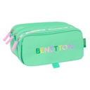 Triple Carry-all Benetton Mint Green 21,5 x 10 x 8 cm