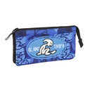 Triple Carry-all El Niño Roller Blue Black 22 x 12 x 3 cm