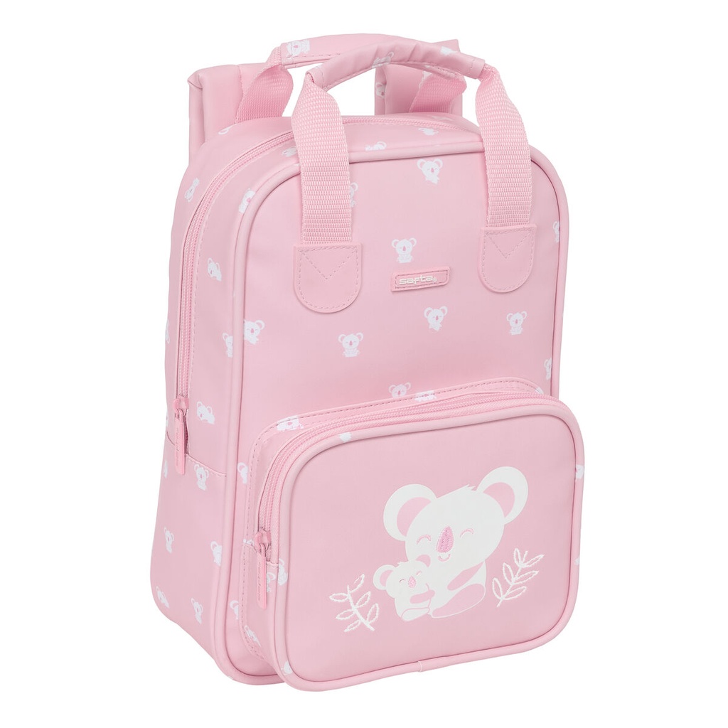 Mochila Infantil Safta Koala Rosa 20 x 28 x 8 cm