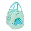 Portameriendas Térmico Safta Dino Verde 19 x 22 x 14 cm
