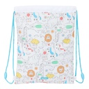 Backpack with Strings Safta Zoo Beige 26 x 34 x 1 cm