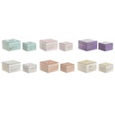 Caja-Joyero Home ESPRIT Multicolor Rosa Lila Madera de mango 10 X 10 X 6,6 cm (2 Piezas) (6 Unidades)