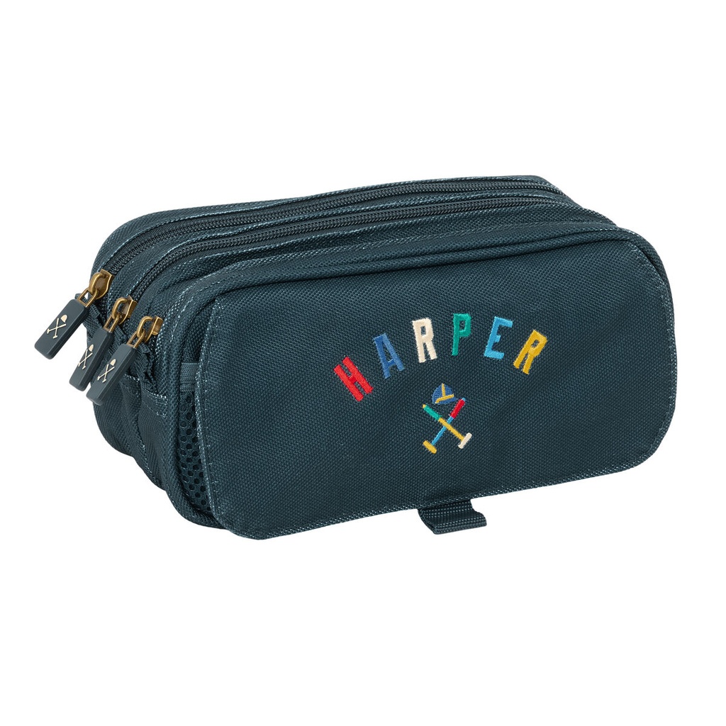 Portatodo Harper & Neyer Azul marino 21,5 x 10 x 8 cm
