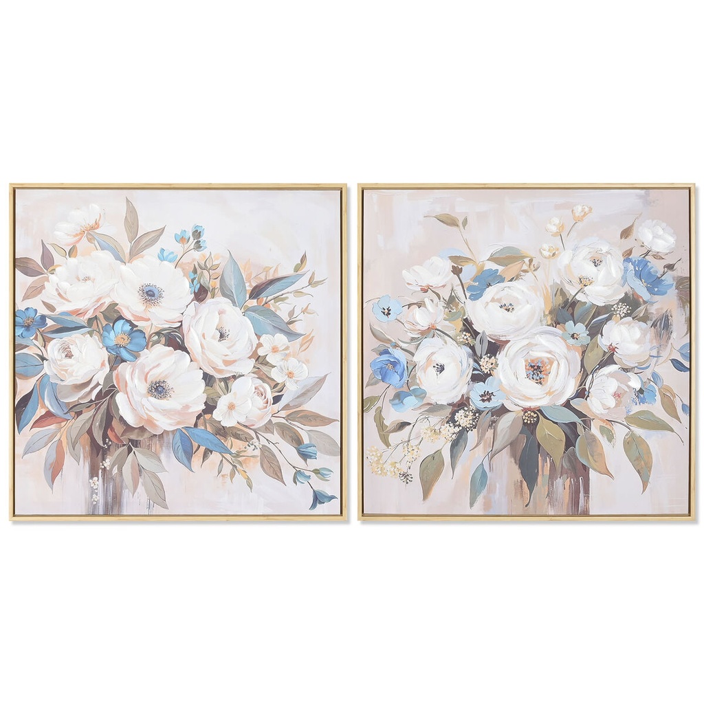 Lienzo Home ESPRIT Poliestireno Lienzo 60 x 3,5 x 60 cm