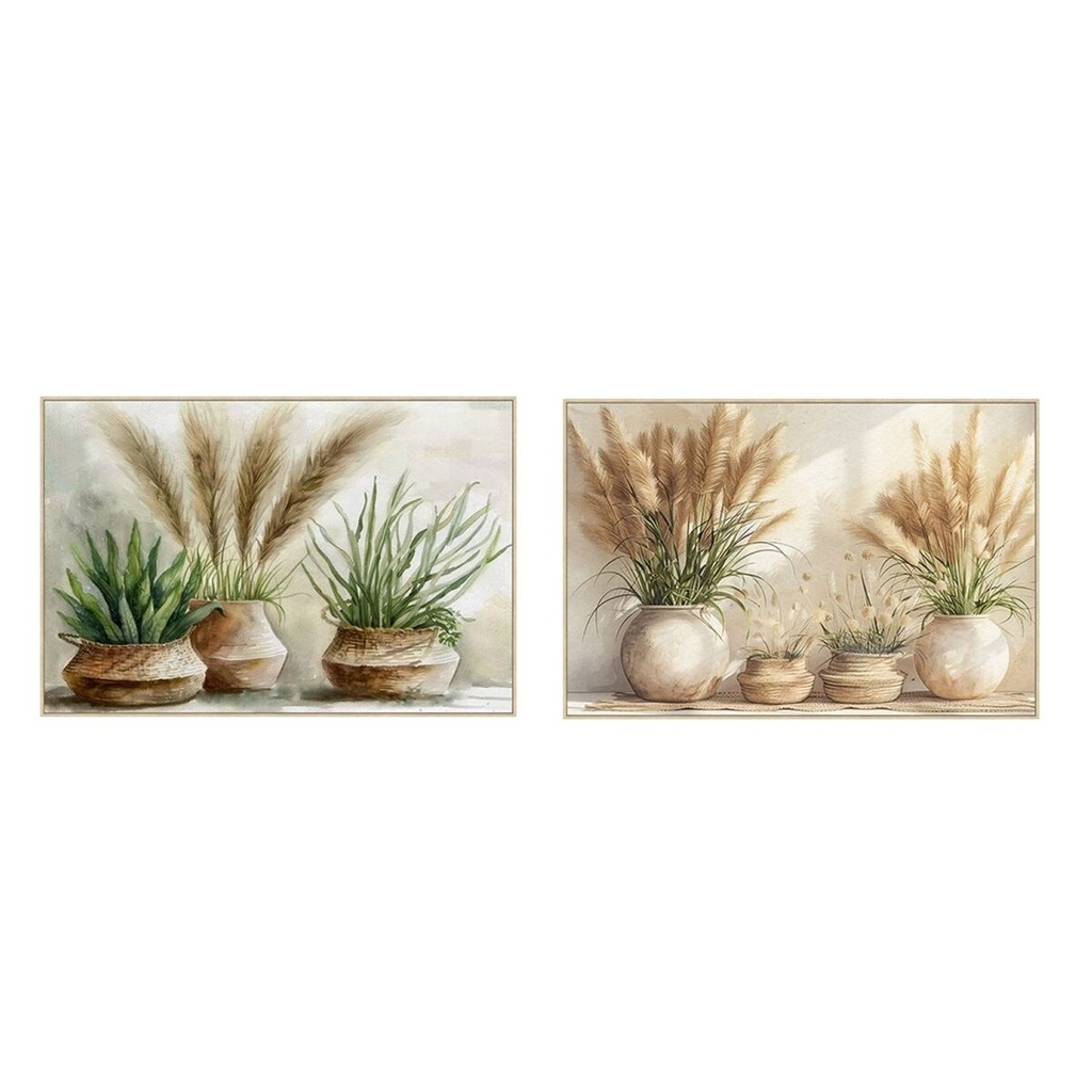 Lienzo Home ESPRIT Lienzo 123 x 4,5 x 83 cm 123 x 4 x 83 cm
