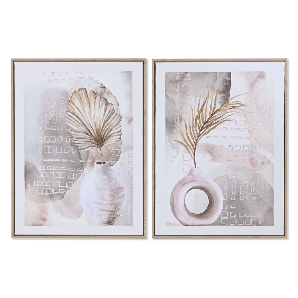 Lienzo Home ESPRIT Poliestireno Lienzo 45 x 2,5 x 60 cm