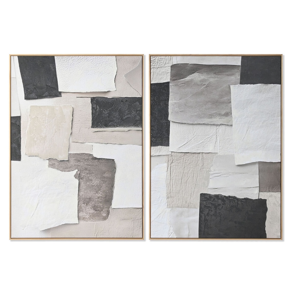 Cuadro Home ESPRIT Madera Lienzo 103 x 4,3 x 143 cm 102,6 x 4,3 x 142,6 cm