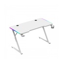Mesa de Escritorio Gaming Huzaro HZ-Hero 2.5 White RGB Blanco 120 x 75 x 60 cm