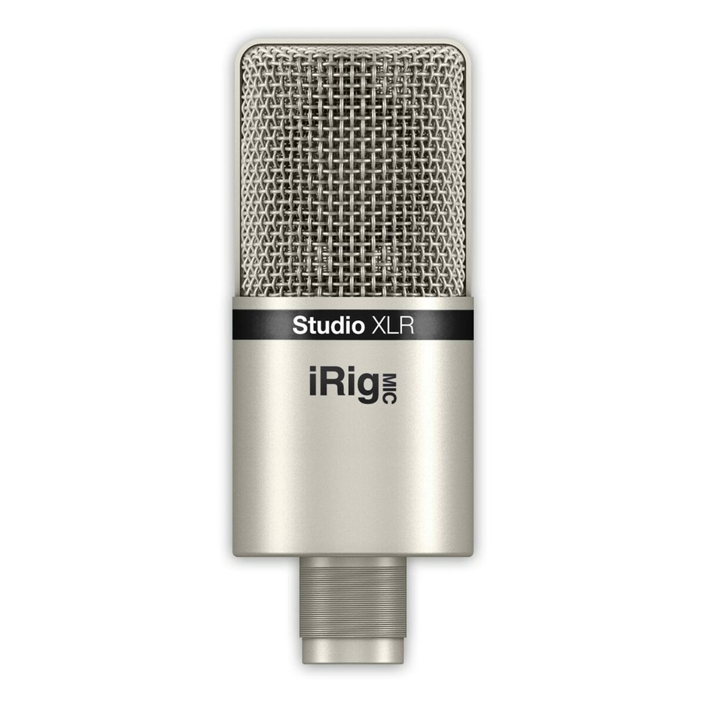 Micrófono IK Multimedia IP-IRIG-MICSTDXLR-IN Plateado