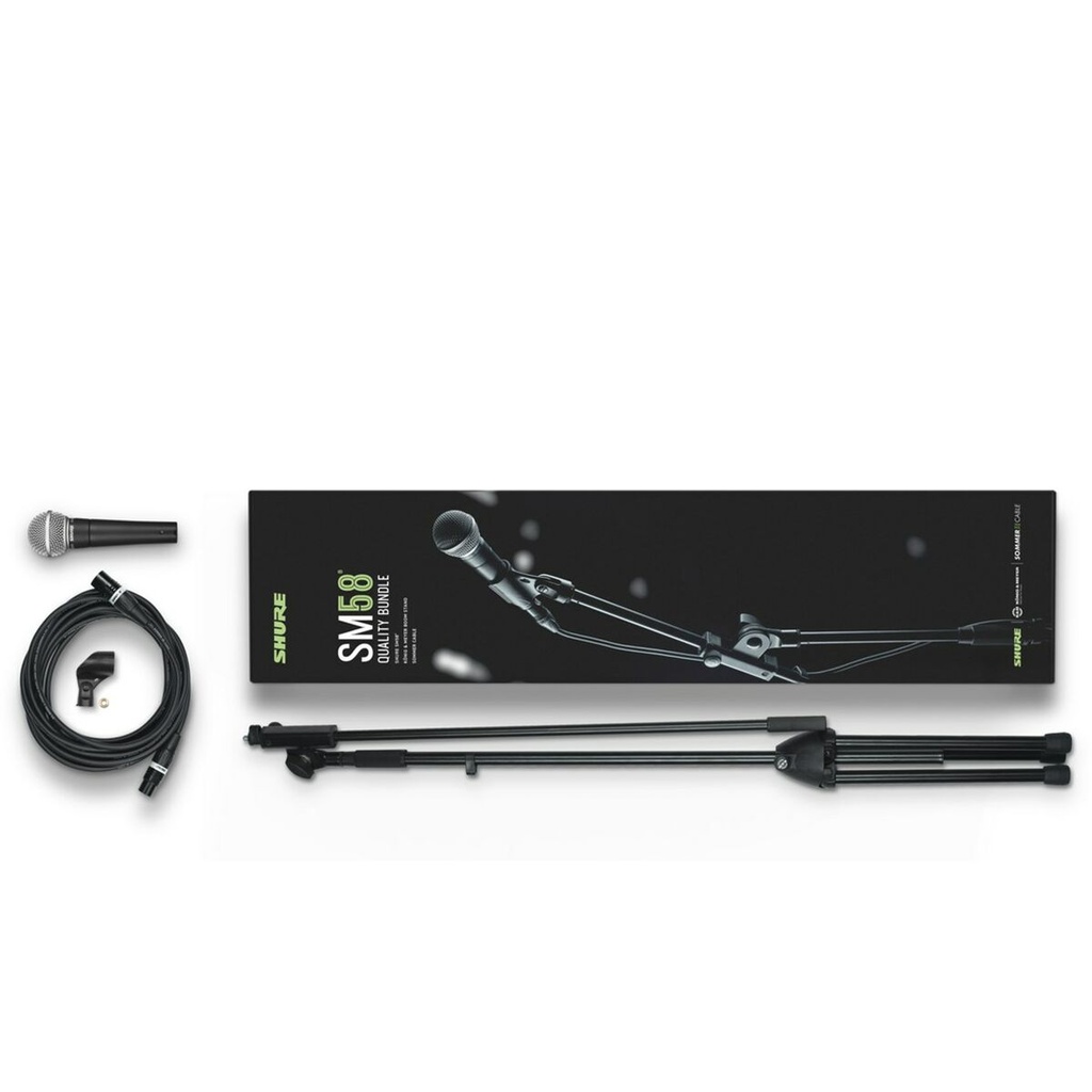Micrófono Shure SM58-KM-SOM Negro