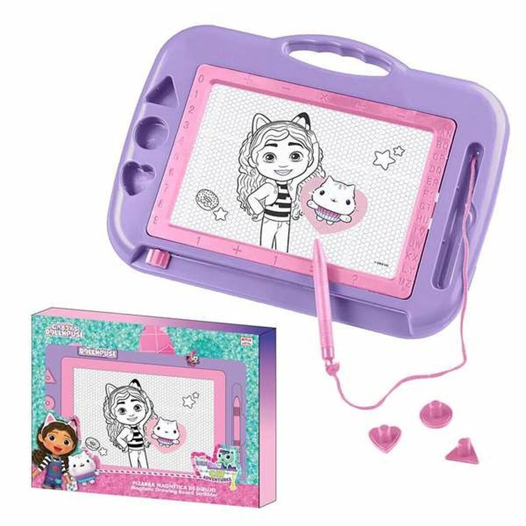Pizarra magnética Gabby's Dollhouse Morado