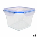 Fiambrera Quttin Cuadrada 1,8 L (6 Unidades)