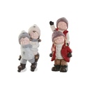 Adorno Navideño DKD Home Decor Multicolor Niños 18,5 x 22 x 51 cm (2 Unidades)