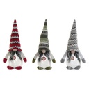 Adorno Navideño DKD Home Decor Multicolor 17 x 12 x 37 cm (3 Unidades)