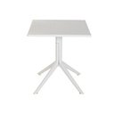 Dining Table Home ESPRIT Grey Metal polypropylene 70 x 70 x 75 cm
