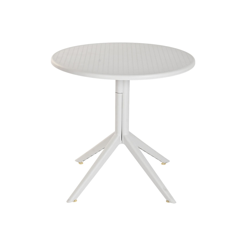 Mesa de Comedor Home ESPRIT Gris Metal Polipropileno 80 x 80 x 75 cm