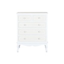 Cómoda Home ESPRIT Blanco Beige Romántico 80 x 42 x 105 cm