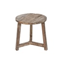 Side table Home ESPRIT White Brown 45 x 45 x 45 cm