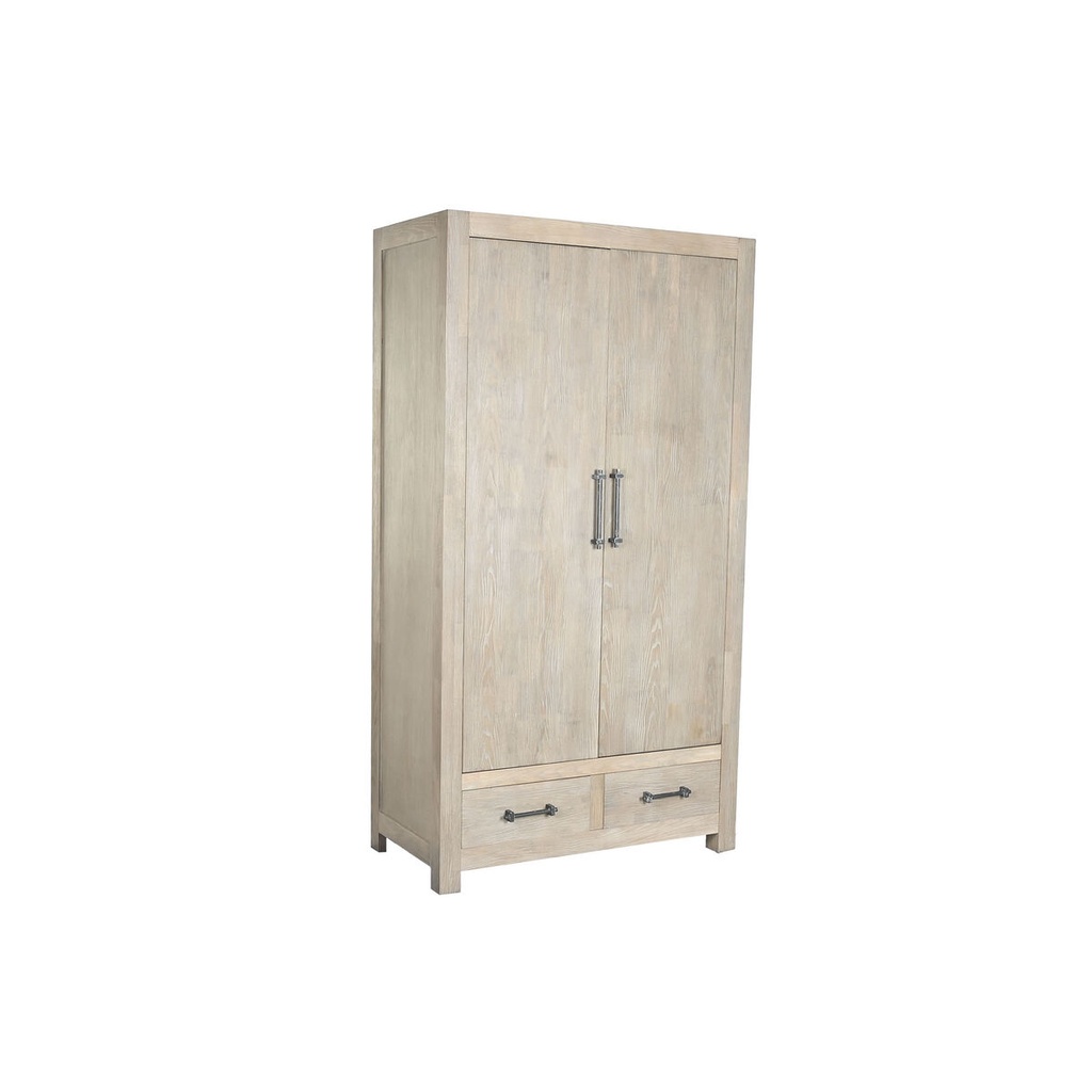 Cupboard Home ESPRIT Natural Wood 108 x 55 x 200 cm