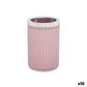Vaso Berilo 3436-4 Rosa Plástico 7,5 x 11,5 x 7,5 cm (16 Unidades)