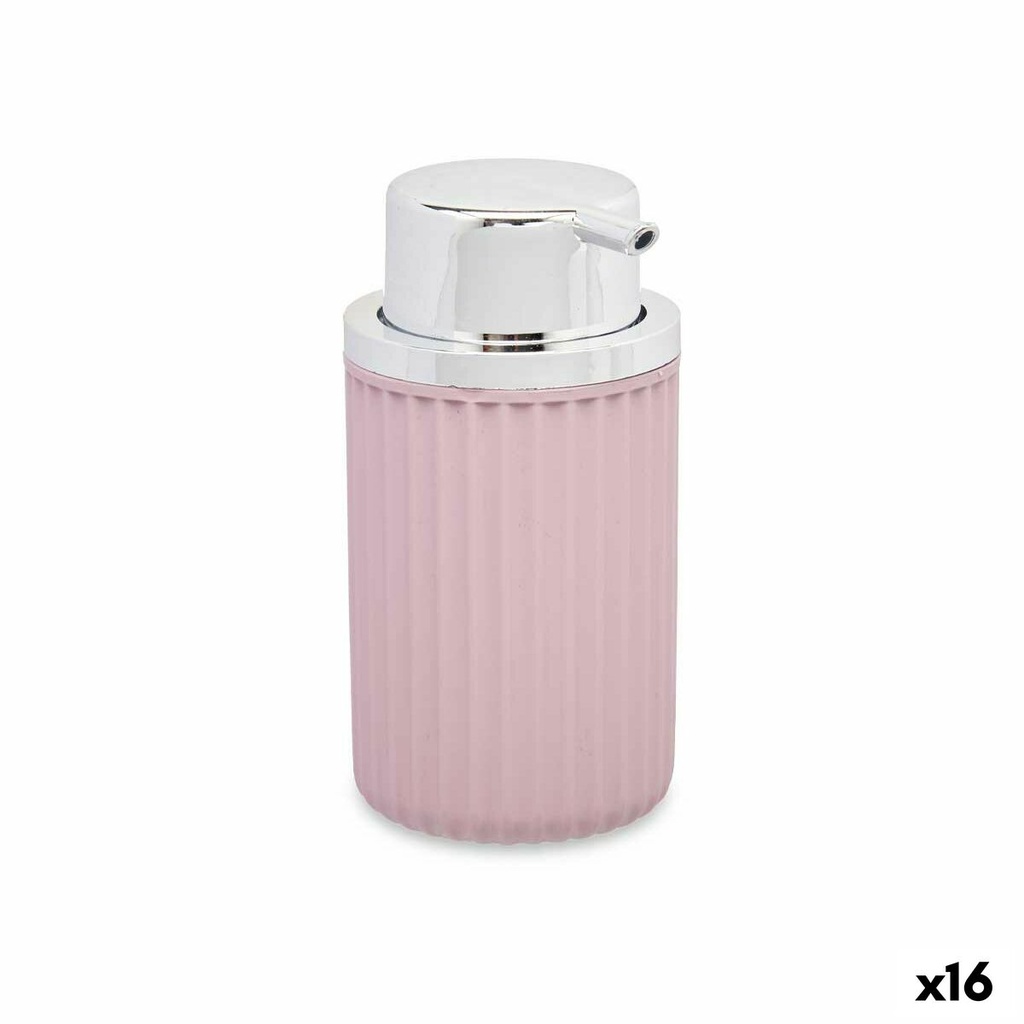 Dispensador de Jabón Berilo 3236-4 Rosa Plástico 420 ml 7 x 14,5 x 8,5 cm (16 Unidades)