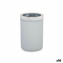 Vaso Berilo 3436-2 Gris Plástico 7,5 x 11,5 x 7,5 cm (16 Unidades)