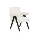 Butaca Home ESPRIT Blanco Madera 54 x 64 x 86 cm