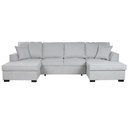 Sofabed Home ESPRIT Grey Modern 298 x 154 x 92 cm