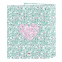 Ring binder Safta Cuore Mint A4 27 x 33 x 6 cm