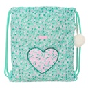 Backpack with Strings Safta Cuore Mint 35 x 40 x 1 cm