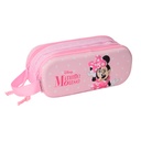 Double Carry-all Minnie Mouse Pink 21 x 8 x 6 cm 3D