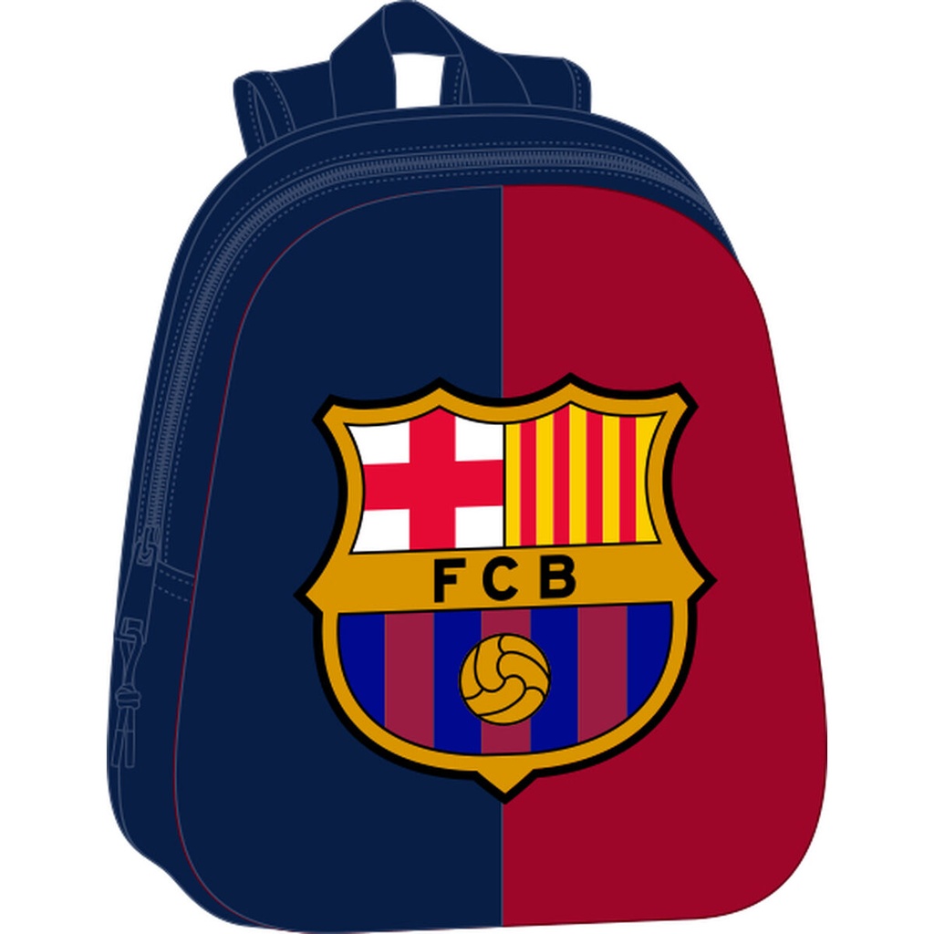Child bag F.C. Barcelona Blue Maroon 27 x 33 x 10 cm 3D