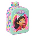 Mochila Infantil Gabby's Dollhouse Multicolor 22 x 27 x 10 cm 3D
