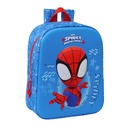 Child bag Spider-Man Red Navy Blue 22 x 27 x 10 cm 3D