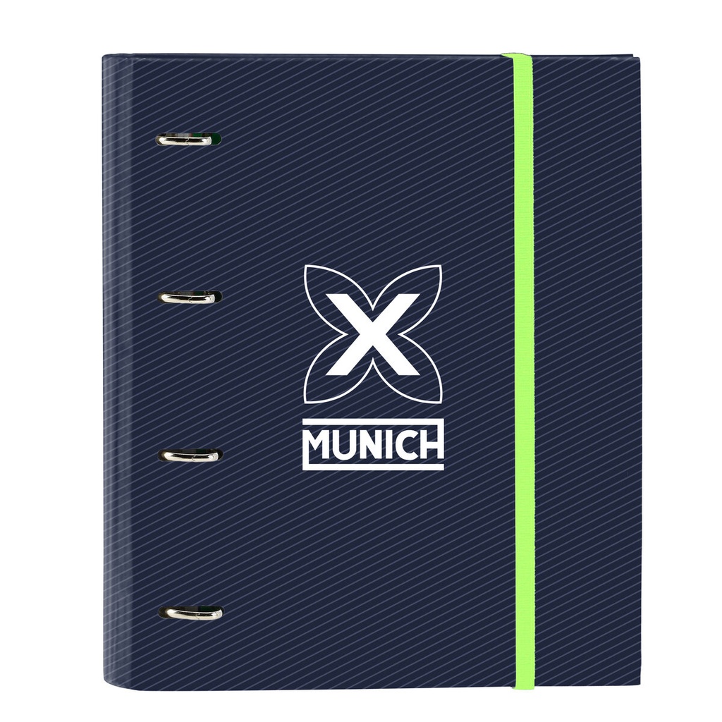 Ring binder Munich Blue indigo Blue 27 x 32 x 3.5 cm