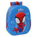 Child bag Spider-Man Red Navy Blue 27 x 33 x 10 cm 3D