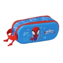 Double Carry-all Spider-Man Red Navy Blue 21 x 8 x 6 cm 3D
