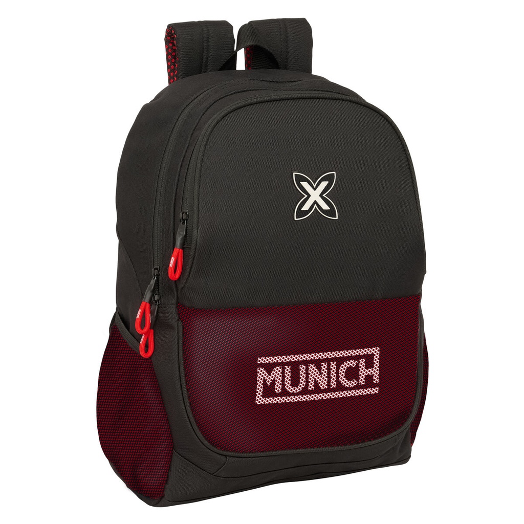 School Bag Munich Vulcan Black 32 x 44 x 16 cm