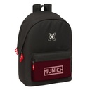 School Bag Munich +usb munich Black 31 x 44 x 18 cm