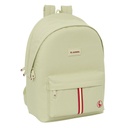 Rucksack for Laptop and Tablet with USB Output El Ganso Basics Beige