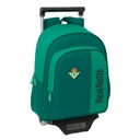 School Rucksack with Wheels Real Betis Balompié Green 28 x 34 x 10 cm