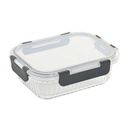 Fiambrera Home ESPRIT Transparente Polipropileno Vidrio de Borosilicato 640 ml