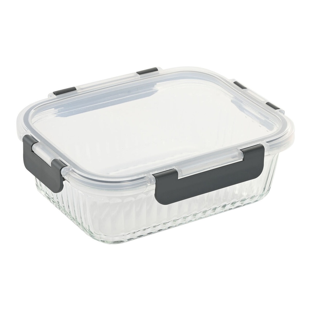 Lunch box Home ESPRIT Transparent polypropylene Borosilicate Glass 1 L