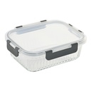 Lunch box Home ESPRIT Transparent polypropylene Borosilicate Glass 1 L