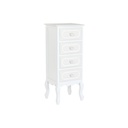 Cajonera Home ESPRIT Blanco Romántico 40 x 36 x 100 cm
