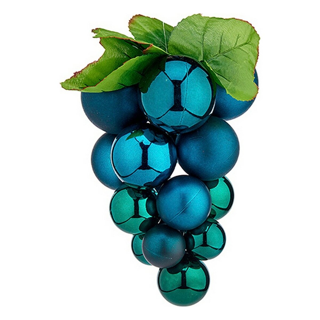 Christmas Bauble Krist+ 01842 Blue Plastic Grapes Small