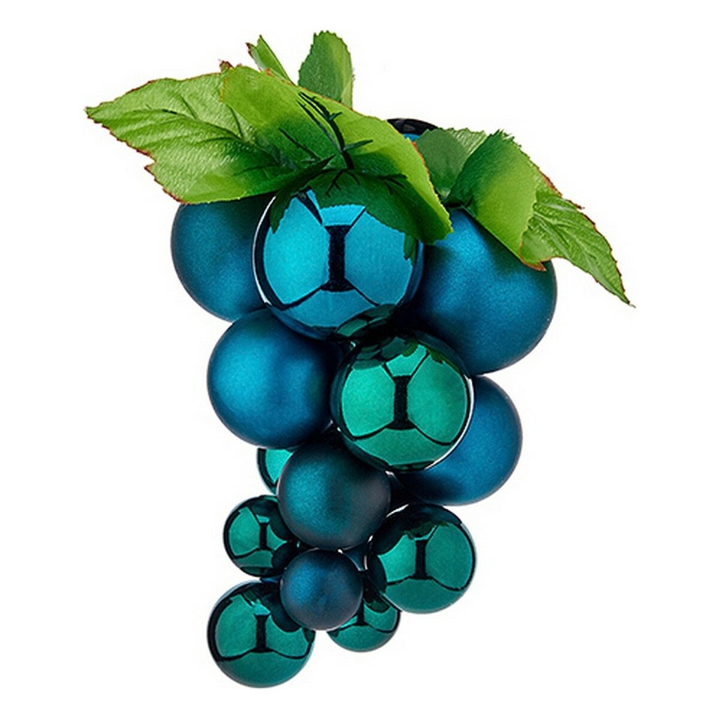 Christmas Bauble Krist+ 01852 Blue Plastic Grapes