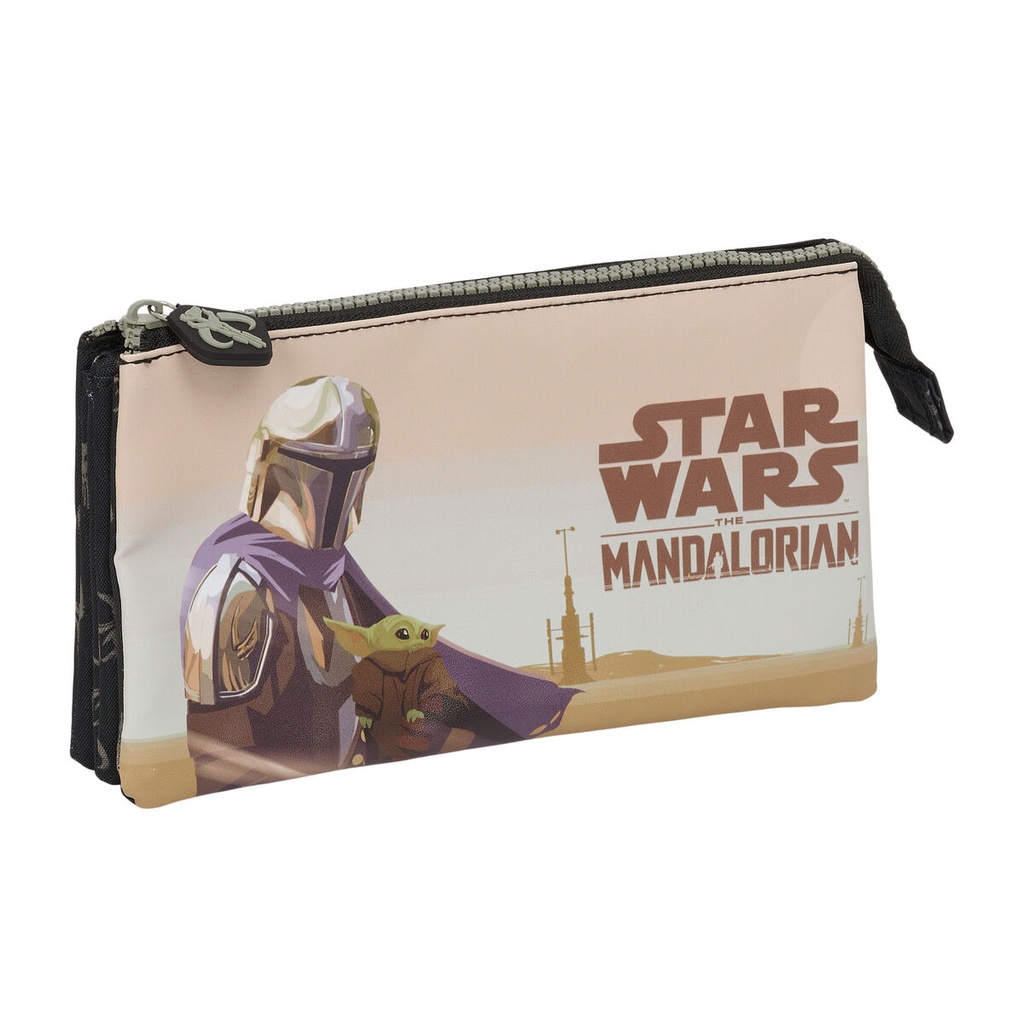 Portatodo Doble The Mandalorian This is the way Negro 22 x 12 x 3 cm