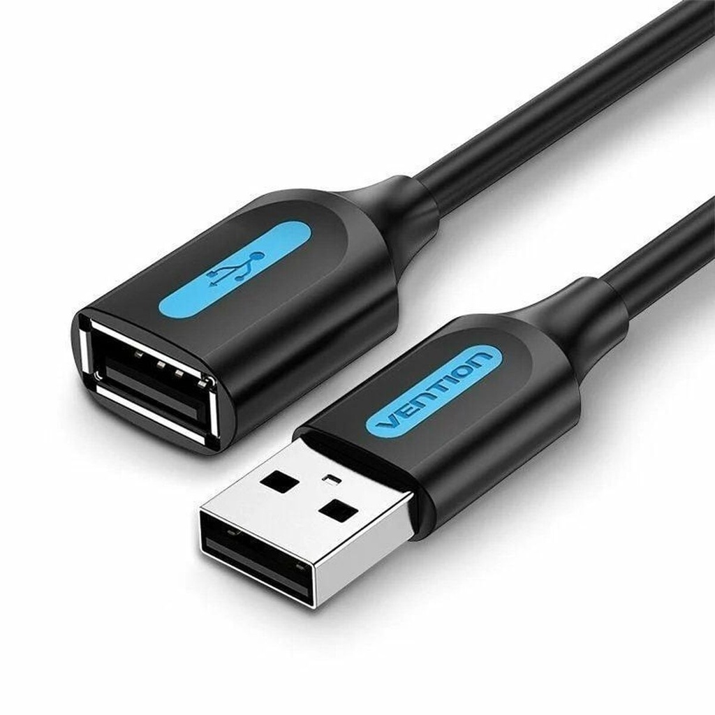 Cable Alargador USB Vention CBIBJ Negro 5 m