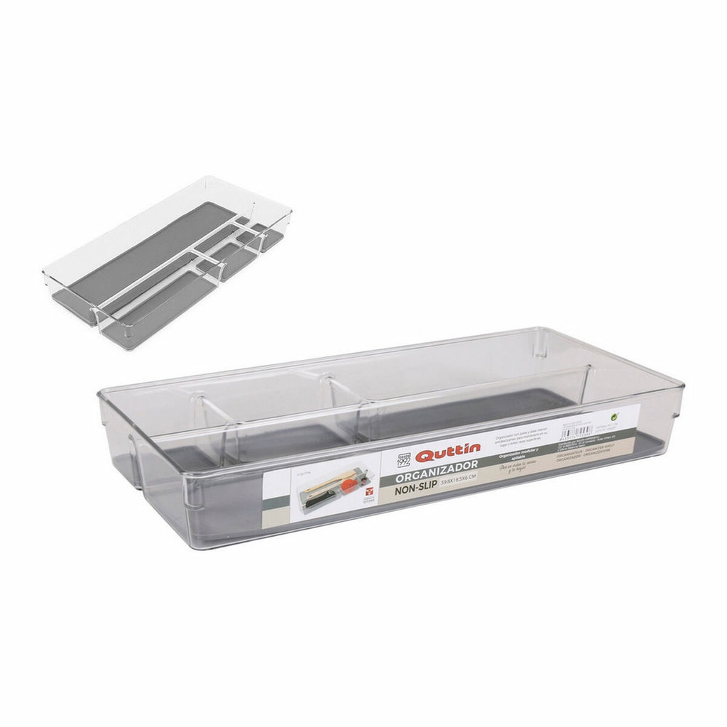 Organizador de Cajones Quttin Non-Slip 39,8 x 18,5 x 6 cm